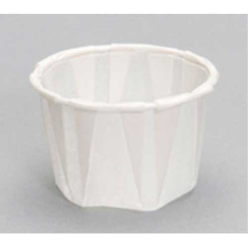 Genpak Clear Paper Portion Cup, 1.25 Ounce -- 5000 Per Case