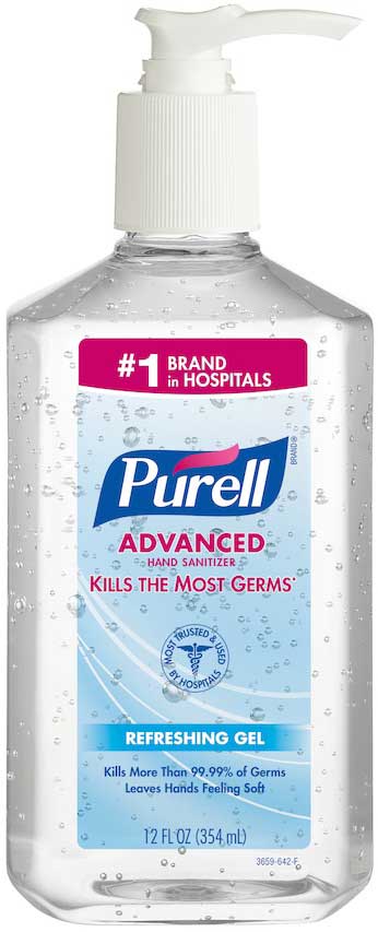 Purell Instant Hand Sanitizer Gel, 12 Ounce -- 12 Per Case