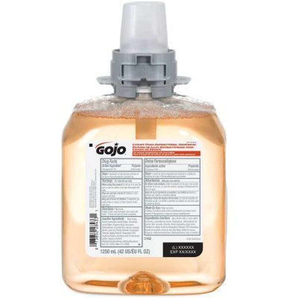 Gojo Antibacterial Luxury Foam Soap, 1250 Ml -- 4 Per Case