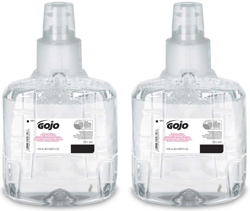 Gojo Clear and Mild Foam Handwash, 1200 Milliliter -- 2 per case