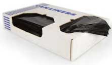 Heritage Black 2-mil Low Density Polyethylene Can Liner, 38 X 58 Inch -- 100 Per Case