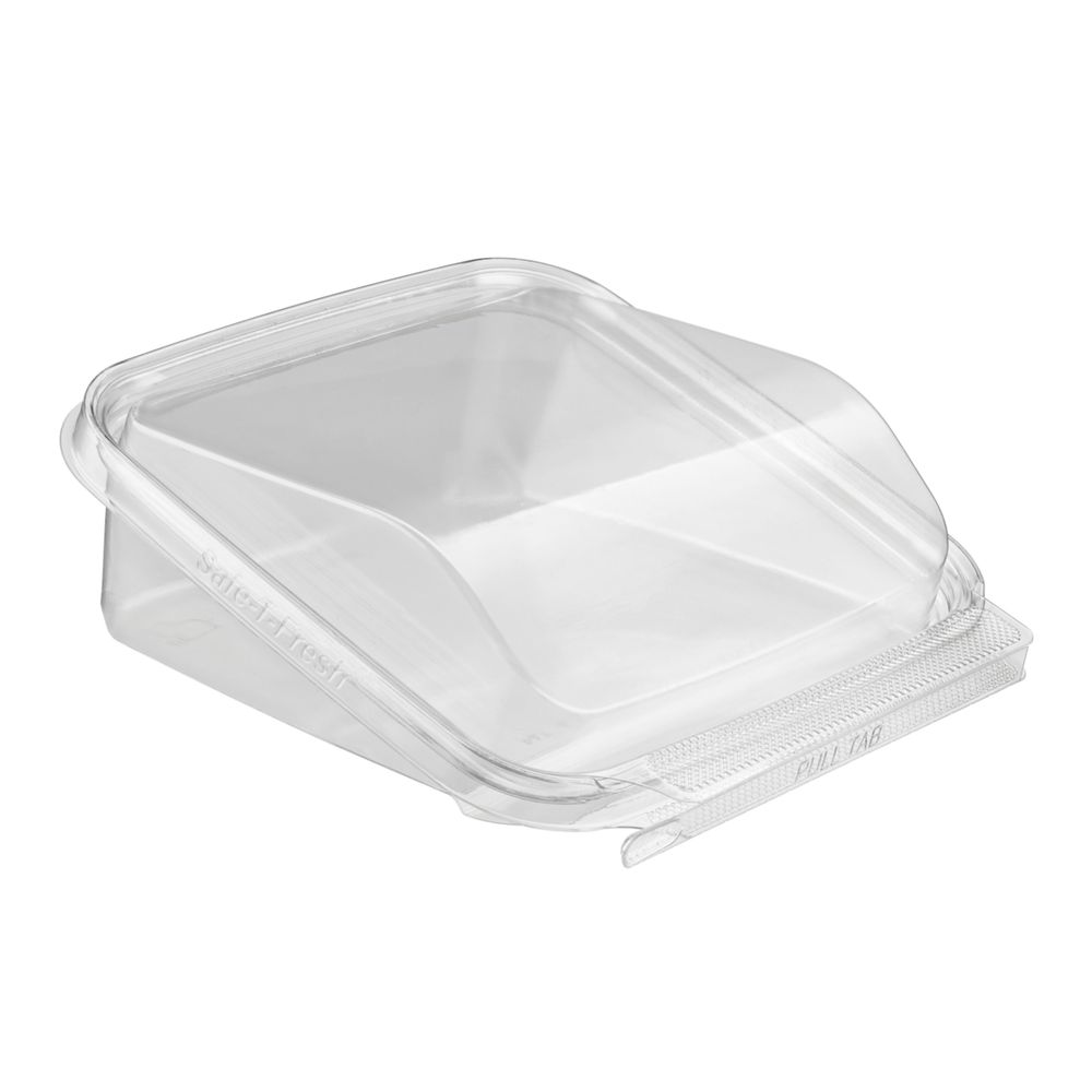 Safe-t-fresh Clear Pet Sandwich Wrap Sub Container, 5 1/4 X 5 5/16 X 2 Inch -- 252 Per Case