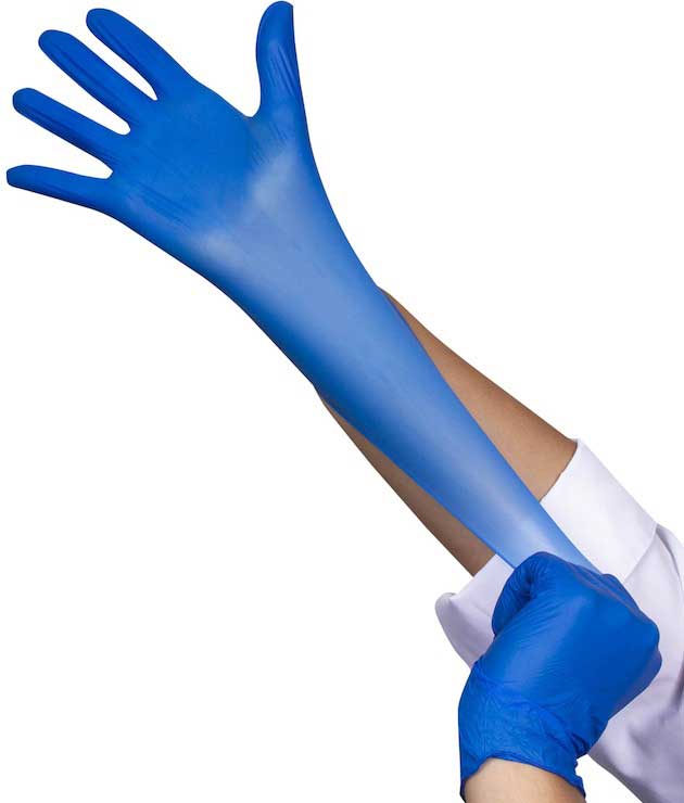 Foodhandler Thinsense Large Blue Powder Free Nitrile Glove -- 1000 Per Case