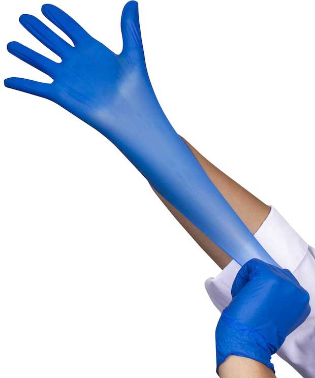 Foodhandler Thinsense Extra Large Blue Powder Free Nitrile Glove -- 1000 Per Case