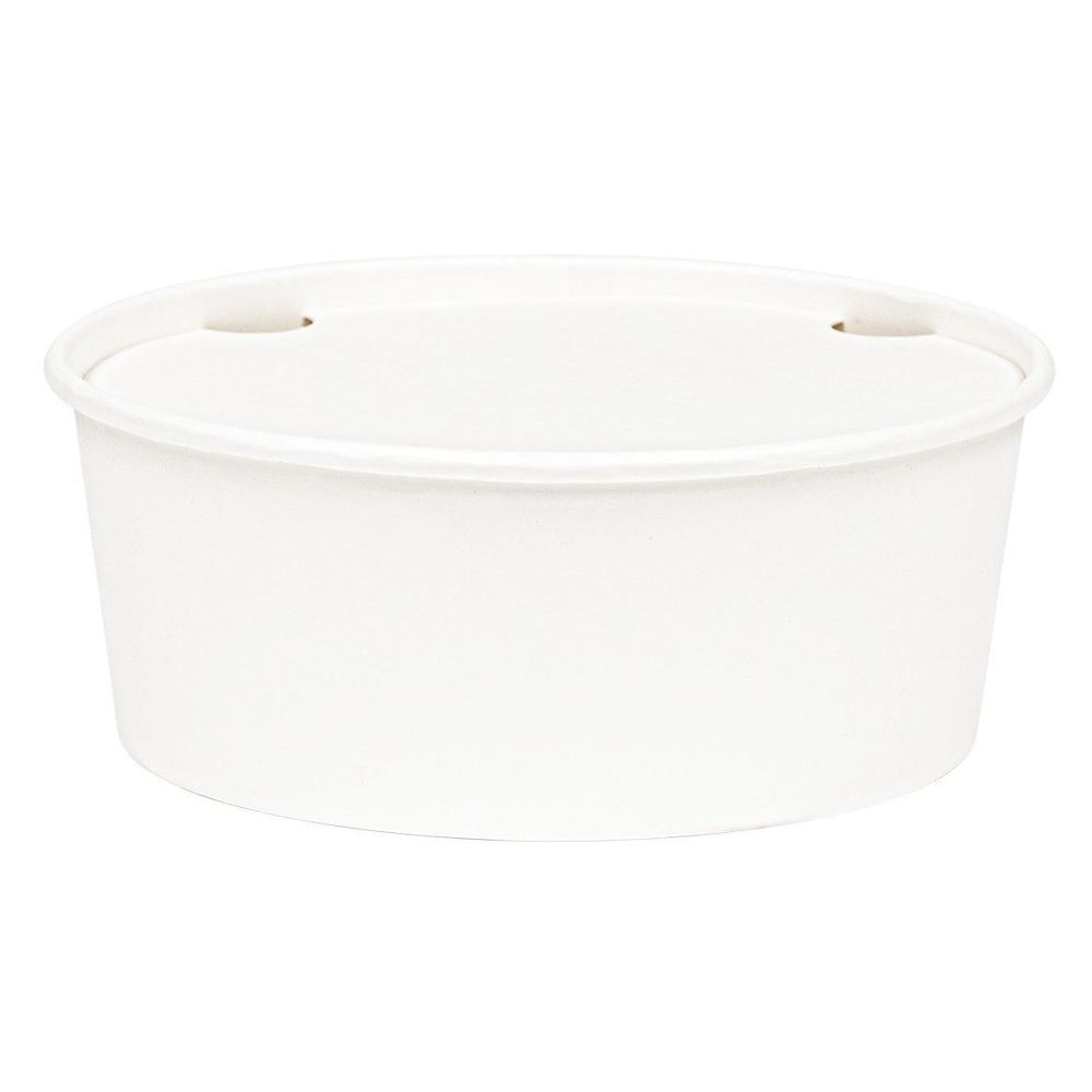 Inno-pak Sbs White Paper Sbs Paper Bucket Insert Lid For 54/85 Ounce Bucket -- 200 Per Case