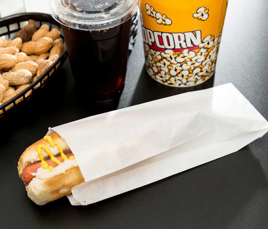 McNairn Packaging Plain Greaseproof Hot Dog Bag Case FoodServiceDirect