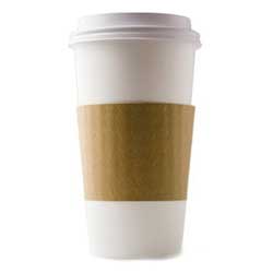 Britevision Media Brown Kraft Paper Cup -- 1200 Per Case