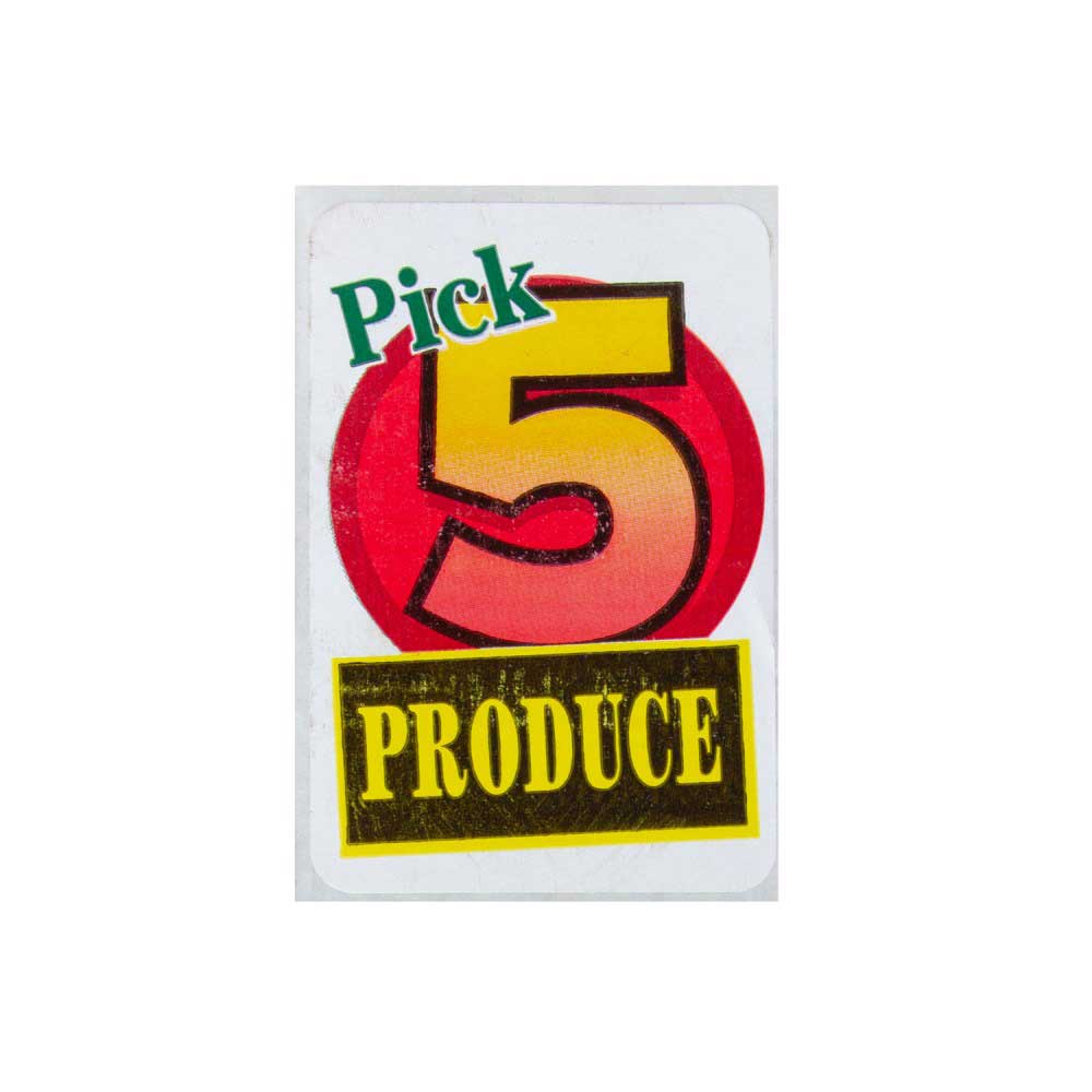 Mb Graphics Pick 5 For $ 19.99 Freezer Adhesive Label, 1000 Per Roll