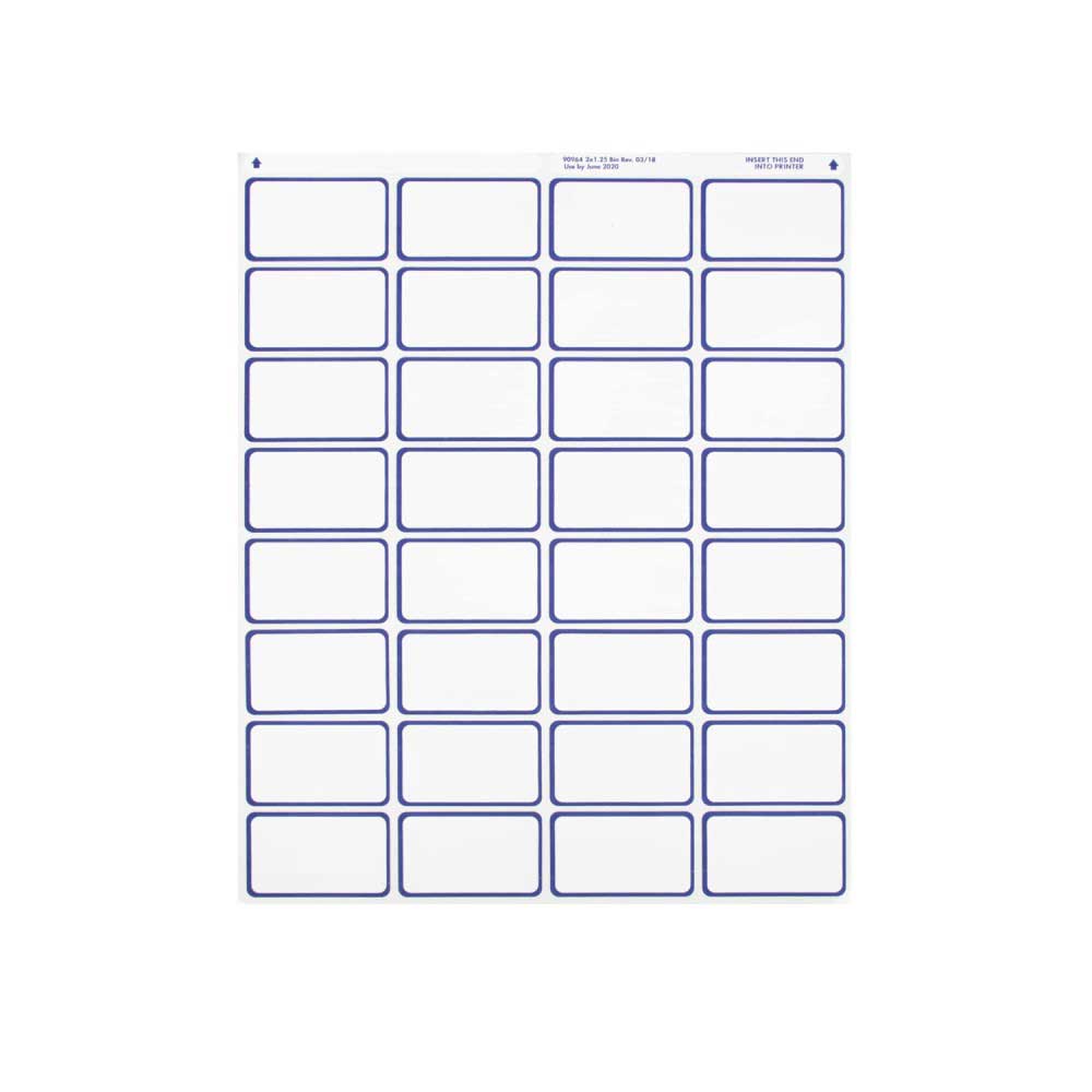 Iconex White Paper Bin Label -- 500 Per Case
