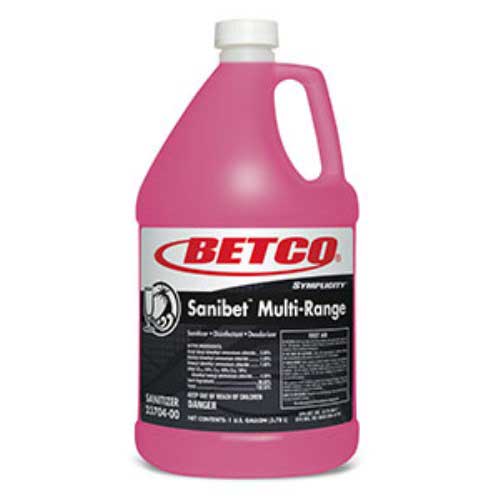 Betco Symplicity Sanibet Multi-range Sanitizer, 1 Gallon Bottle -- 4 Per Case