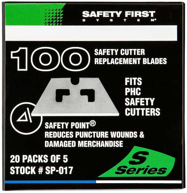 Pacific Handy Cutter Safety Point Blade -- 100 Per Case