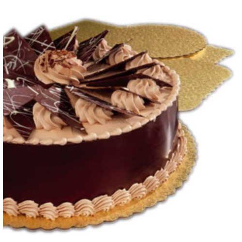Menasha Golden Lace Gold Corrugated Cardboard Full Sheet Cake Board -- 50 Per Case