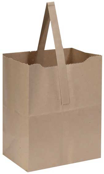 Package Containers Number 7 Kraft Prep Home Toter Bag -- 500 Per Case