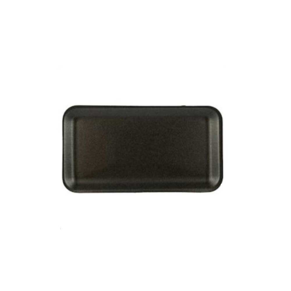 Dolco Packaging Black Heavy Expanded Polystyrene Foam Meat Tray, 10.75 X 5.75 X 0.65 Inch -- 400 Per Case