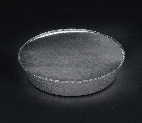 Durable Packaging International Aluminum Round Pan With Board Lid, 8 Inch -- 500 Per Case