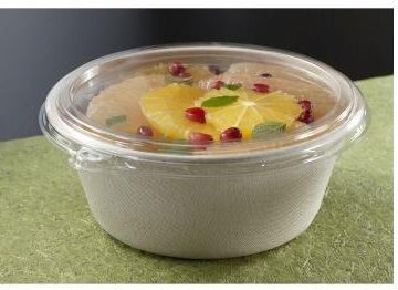 Sabert Clear Pet Lid For 16 Ounce Wide Round Pulp Bowl, 6 Inch -- 500 Per Case