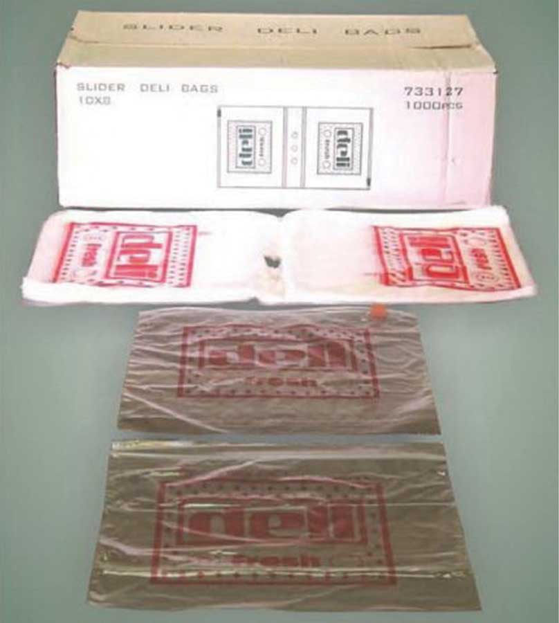 Saneck Clear 13 Micron Flip Top Hdpe Deli Bag, 8.5 X 8 Inch -- 2000 Per Case