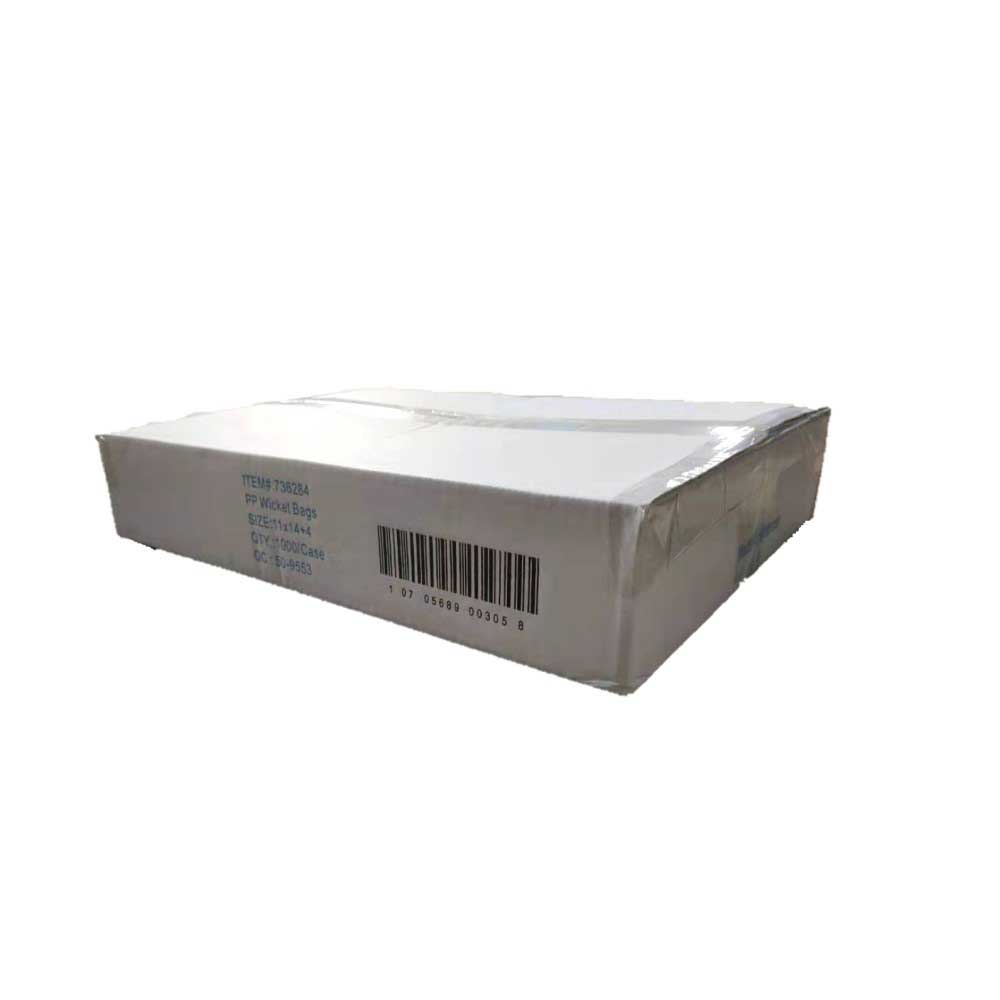 Saneck Clear Polypropylene Wicketed Bakery Bag, 11 X 14 Inch -- 1000 Per Case