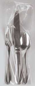 Saneck Ldpe Polypropylene Silverware Bag, 3.5 X 10 Inch -- 2000 Per Case