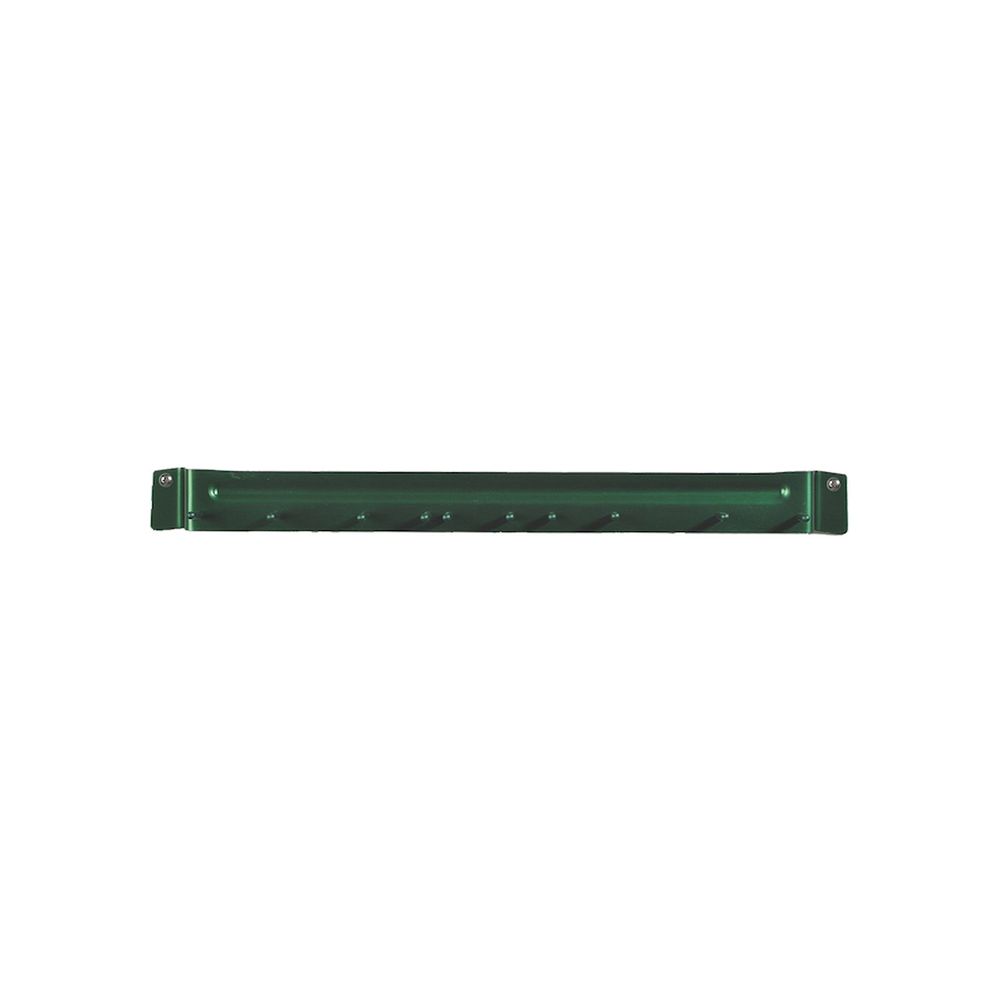 Carlisle Spectrum Green Aluminum Brush Rack, 17 Inch Long