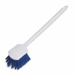 Sparta Utility Scrub Brush With Blue Polyester Bristles, 20 X 3 Inch