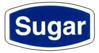 Adhesive Label Brown/white Oval Sugar Flavor Printed Label, 13/16 X 1.5 Inch, 1000 Per Roll