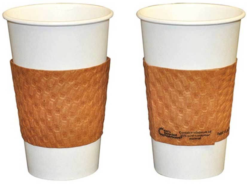 Pactiv Foodservice Brown Kraft Hot Cup Sleeve -- 1000 Per Case