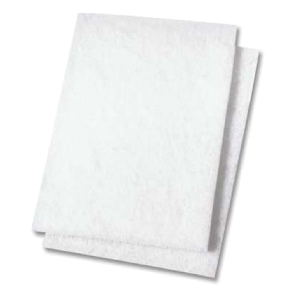 Niagara White Light Duty Scouring Pad, 9 X 6 Inch -- 20 Per Case
