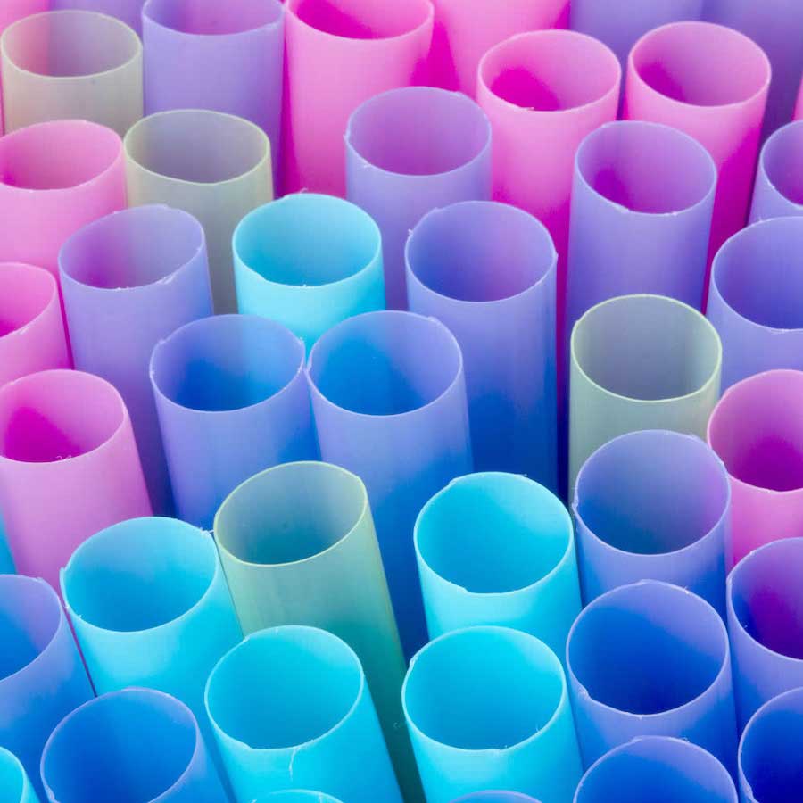 Cell-o-core Bar-pak Assorted Neon Fat Straw, 6 Inch -- 3000 Per Case