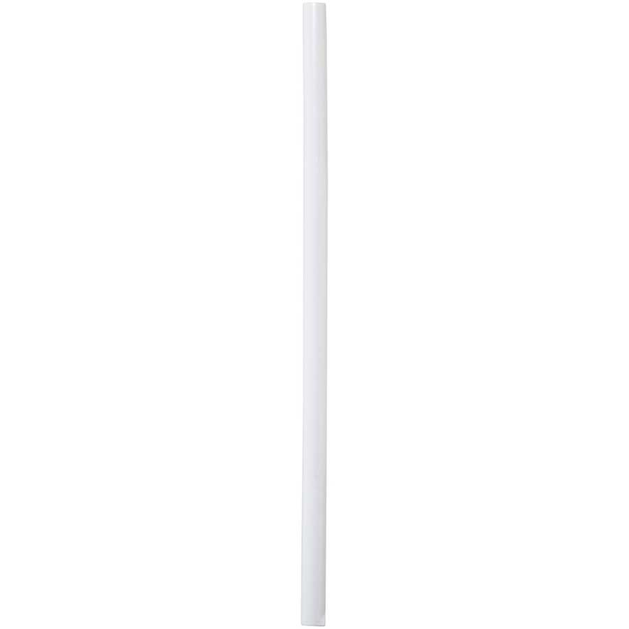 CellOCore Paper Wrapped White Plastic Milk Straw, 5.75 inch 12000