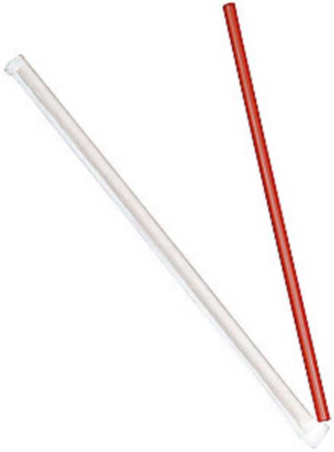 Cell-o-core Resin Red Giant Straw, 7.75 Inch -- 7200 Per Case