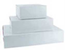 Packaging Corporation White Paper 3 Tiered Window Stack Box, 13 X 12 X 14 Inch -- 10 Per Case