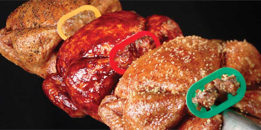 Volk Enterprises White Rotisserie Clamp -- 250 Per Case