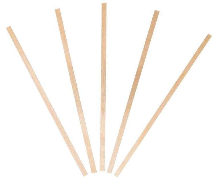 Kingseal Square End Birch Wood Coffee Stirrer, 5.5 Inch -- 10000 Per Case
