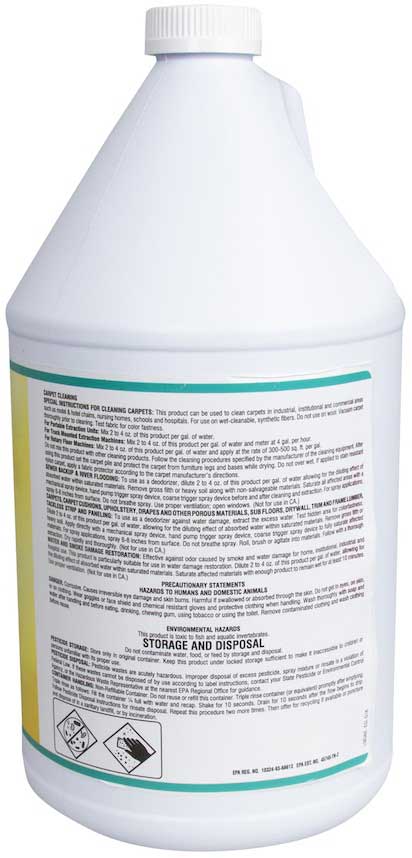Prime Source Yellow Lemon Clear Disinfectant Virucide Cleaner, 1 Gallon -- 4 Per Case