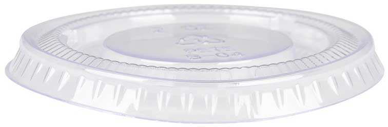 Bunzl Prime Source Tapa Transparente De Pete Para Vaso De Porción De 2 Onzas -- 2500 Por Caja