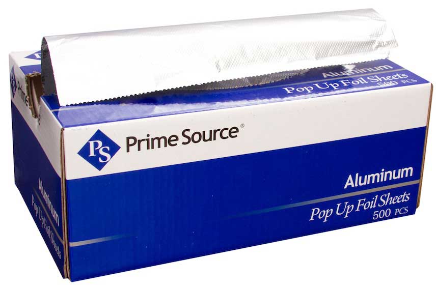Durable Packaging Prime Source Silver Color Aluminum Foil Pop Up Sheet, 9 X 10.75 Inch -- 3000 Per Case