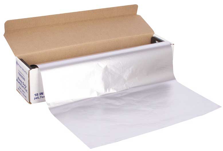 Durable Packaging Prime Source Silver Color High-density Foodservice Aluminum Foil Cutter Box, 18 In X 500 Ft, 1 Roll
