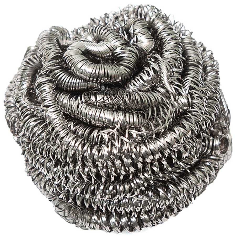 Prime Source Bagged 400 Stainless Steel Scrubber, 50 Gram -- 72 Per Case
