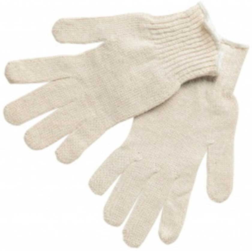 Bunzl Prime Source Economy Blue Wrist Men String Knit Gloves -- 12 Per Case