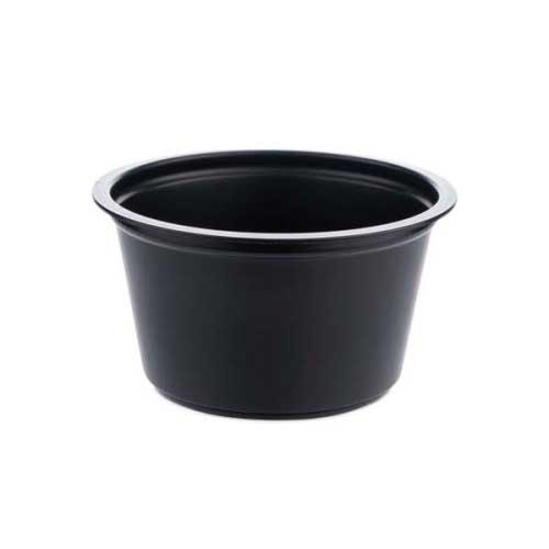 Master Agents Black Portion Cup -- 2500 Per Case