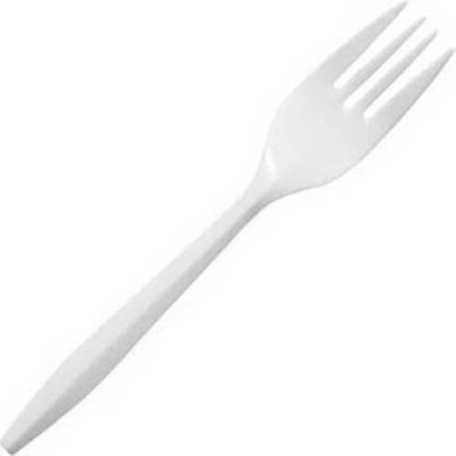Master Agents White Polypropylene Medium Weight Fork -- 1000 Per Case