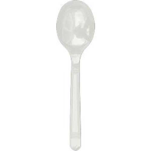 Masteragents White Polypropylene Medium Weight Soup Spoon -- 1000 Per Case