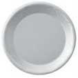 Darnel White Expanded Polystyrene Foam Plate, 8.875 Inch -- 500 Per Case