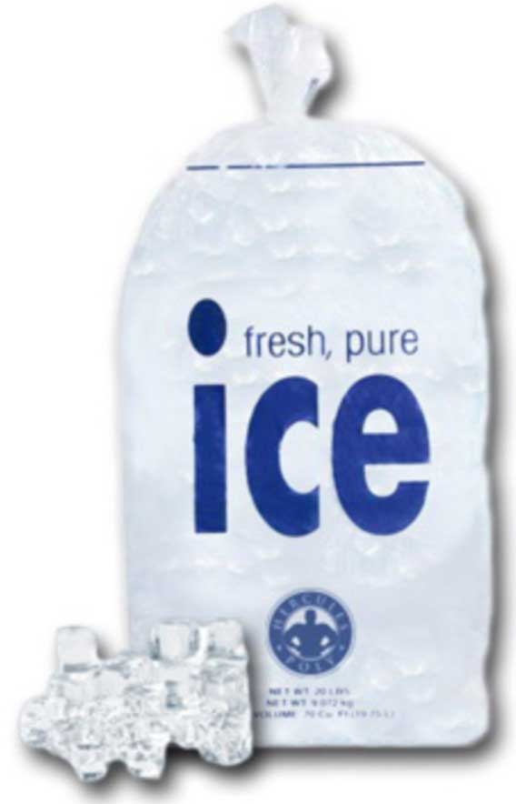 Hercules Poly Fresh Pure Ice Bag, 11 X 19 Inch -- 1000 Per Case