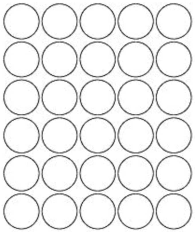 Advanced Labeling Systems Circle Red Glo Advertised Special Label, 1.5 In -- 500 Per Case