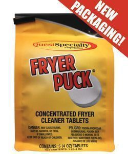 Fryer Puck Fryer Boil Out Deep Fryer Cleaner Tablet, 4 Ounce -- 40 Per Case
