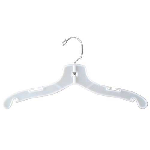 National Hanger Natural Plastic Wire Hanger, 14 Inch Length -- 100 Per Case