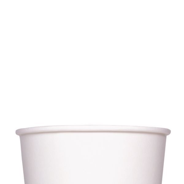 Karat White Double Poly Paper Food Container, 32 Ounce -- 600 Per Case