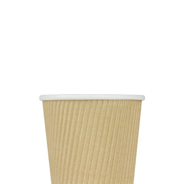 Karat Kraft Ripple Paper Hot Cup, 8 Ounce -- 500 per case